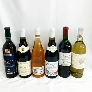 6点まとめ 古酒 ワイン 果実酒 MERLOT PAUL BOCUSE デラウェア マセレーション GEORGES DUBOUF Chateau Cissag シャルドネ 【S81070-584】