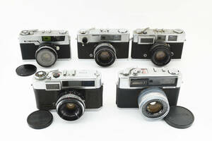 ★訳あり特上品★ YASHICA minister /minister-S /KONICA S III /Auto S /Petri 7 ★5個まとめ★ #0852 #41198 #0855