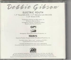 Debbie Gibson　デビー・ギブソン 　Electric Youth　1989年 US盤 貴重盤 CDシングル