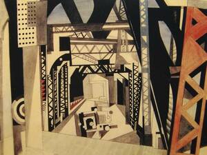 アール・ホーター、【橋（ウィリアムズバーグ橋）】、希少画集より、状態良好、新品高級額装付、送料無料、ニューヨーク、現代アート