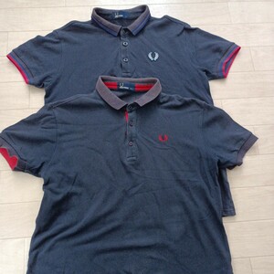 フレッドペリー 半袖ポロシャツ 紺 L navy FRED PERRY