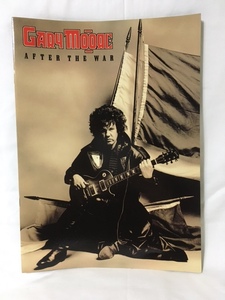 GARY MOORE ゲイリー・ムーア after the war 1989年 コンサート パンフレット JAPAN TOUR 来日公演 
