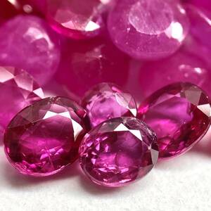 〔ルビールースおまとめ〕a重量約30ct 裸石 宝石 Ruby ruby コランダム 紅玉 jewelry ジュエリー DD5