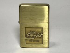 (053) ★ USED ZIPPO ジッポ ★ 1993年製 ★ コカ・コーラ ★ Coca-Cola エッチング柄 ★ 