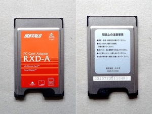 BUFFALO PC Card Adapter RXD-A xD-Picture Card、SmartMedia対応 美品