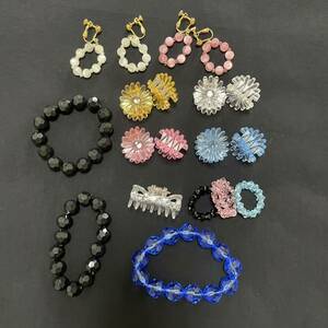 ヴィンテージ アクリル アクセサリー まとめ売り ヘアクリップ リング ブレス　Y2K