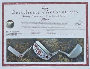 新品　Scotty Cameron GOLO M3 Select Tour サークルTツアー支給品　