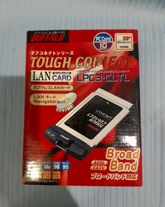 ♪♪送料無料！ジャンク　カプラレスLANカード　BUFFALO　LPC3-CLTL PCカードスロット用　　70F6-9GF389♪♪