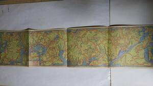 大正１４年　全国鉄道地図　樺太　満洲　朝鮮　台湾　古地図