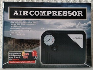 エアーコンプレッサー 静音 コンプレッサー 空気入れ 小型 圧力計 コンパクト 電動空気入れ タイヤ 空気圧