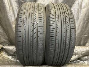 極上品 ヨコハマ 215/55R17 ADVAN dB V552 2本セット 中古タイヤ 2023年製 215/55-17 クラウン カムリ オデッセイ ザ・ビートル