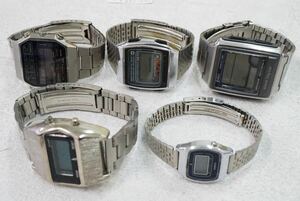 F488 CITIZEN/CASIOなど デジタル メンズ レディース 腕時計 5点セット アクセサリー 大量 まとめて おまとめ まとめ売り 不動品