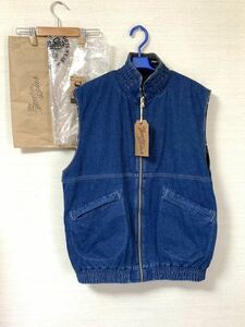 【即決】新品未使用 22AW Sサイズ テンダーロイン DENIM BLANKET RIVERSIBLE VEST デニム ブランケット ベスト ジャケット