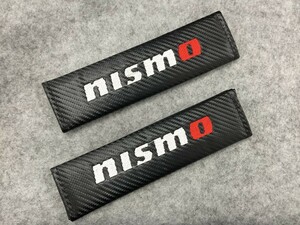 ★日産 nismo★ シートベルトパッド 自動車 2個セット ショルダーカバー 肩パット 刺繍入り シートベルトショルダー