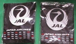 未使用品　JAL　日本航空　２個　セット　巾着　ポーチ　非売品　レア　即決価格　鶴丸
