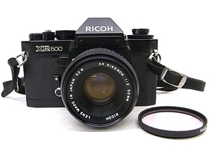 h1016 RICOH XR500 リコー　フィルムカメラ　RICOH LENS XR RIKENON 1:2 50mm　ジャンク品