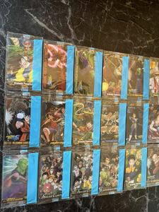 ドラゴンボール　ワンピース　森永　40周年　未開封　18枚　美品　カード　Dragonballウエハース 森永ウエハースカード 1スタ　売り切り