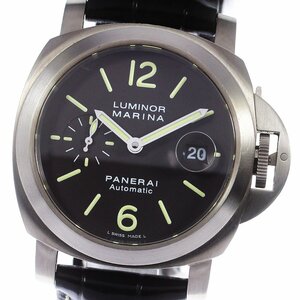 パネライ PANERAI PAM00240 ルミノール マリーナ デイト 自動巻き メンズ 箱・保証書付き_767143