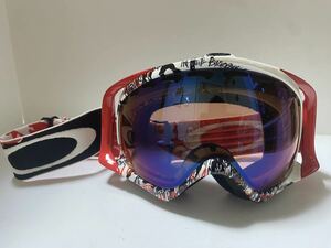 ★希少 【美品】OAKLEY CROWBAR クローバー ゴーグル オークリー シグネチャー スノーボード ELECTRIC SMITH DICE DRAGON SWANS