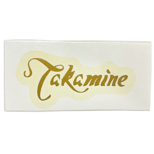 Takamine ロゴ　水貼りデカール