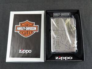 未使用　ZIPPO　[ジッポー]　HARLEY-DAVIDSON ハーレーダビッドソン　サイドイーグル　*1008