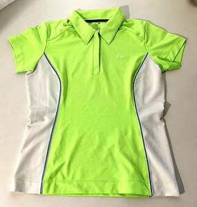 送料無料♪NIKE GOLF ナイキゴルフ フィットドライ ポロシャツ 蛍光グリーン Sサイズ