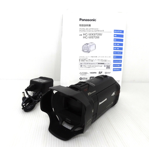 1円～！ Panasonic パナソニック デジタルビデオカメラ HC-WX970M ブラック