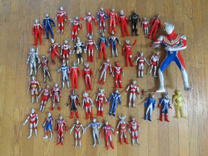 ○Y298/ソフビ人形 まとめ売り ウルトラマン大量/円谷プロ/ダイナ /ティガ/ウルトラの母/ウルトラの父/ゼアス/キング/他/1円～/