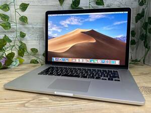 【良品♪】MacBook Pro 2013 Retina(A1398)[Core i7(4960HQ)2.8Ghz/RAM:16GB/SSD:512GB/15.4インチ]Mojave 動作品