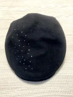 ⭐️美品⭐️レディース　ハンチング帽 ストーン　防寒 保温 UV 紫外線対策