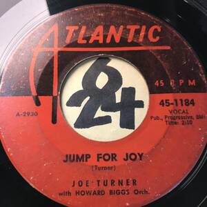 試聴 JOE TURNER JUMP FOR JOY 両面VG(+) SOUNDS VG++ 