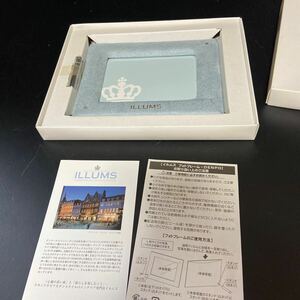 【1円スタート】イルムスフォトフレーム 写真立て ILLUMS インテリア 水色　【中古品】