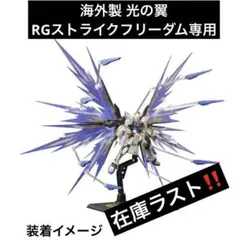 RGストライクフリーダムガンダム専用【光の翼セット】※海外輸入品