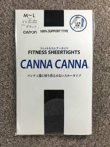 CANNA CANNA☆30デニールのダンシングタイツ☆ブラック☆M-L