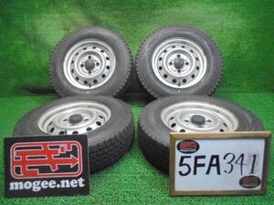 5FA341 BB15)) 送料無料 2021年 145R12 6PR LT ウインターマックスSV01 スタッドレス+ダイハツ純正 12インチスチールホイール4本セット