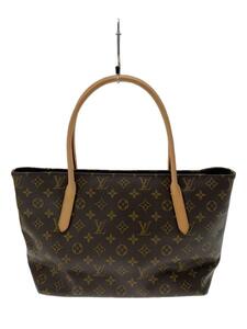 LOUIS VUITTON◆保存袋有/ラスパイユPM/トートバッグ/PVC/ブラウン/モノグラム/M40608/ルイヴィトン