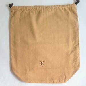 〔ルイヴィトン〕44×49×16cm バッグ保存袋 巾着袋 布袋 保管袋 LOUIS VUITTON 正規品 旧旧型 マチあり （0100）