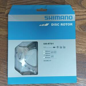 【未使用品】シマノ ディスクローター DEORE XT SM-RT81 180ｍｍ