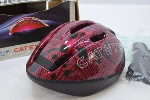 未使用 CAT EYE キャットアイ サイクル ヘルメット Mサイズ 元箱付 H-101 ロードバイク 自転車 サイクリング スケートボード N-414S
