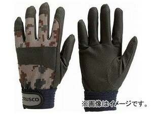 トラスコ中山 PU迷彩手袋 ダークグリーン L TPU-CMG-L(7879687)