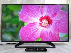 ☆SHARP シャープ AQUOS 40V型 フルハイビジョン液晶テレビ LC-40W35 外付HDD録画対応 2016年製 取説/リモコン付き 直接引取OK w41811