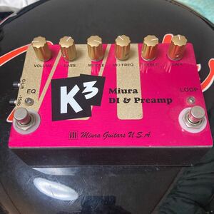 Miura Guitars K3 Miura DI & Preampベース用プリアンプ