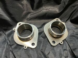 【新品】 NSR250R Jha チャンバー用フランジ MC16 MC18 MC21 MC28 【未使用】