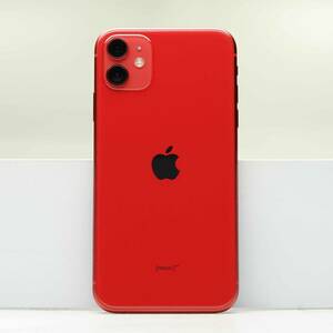 iPhone 11 128GB (PRODUCT)RED SIMフリー 訳あり品 ジャンク 中古本体 スマホ スマートフォン 白ロム②