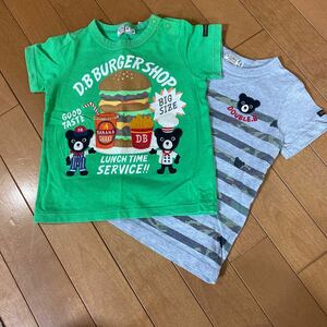 ミキハウス☆ DOUBLE.B ☆tシャツ☆90☆100☆ミキハウス☆ダブルB ☆セット☆