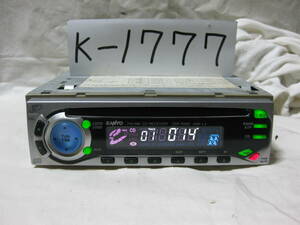 K-1777　SANYO　サンヨー　CDF-R200　1Dサイズ　CDデッキ　故障品