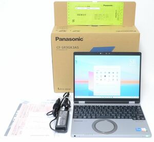 ほぼ未使用 140時間 CF-SR3GK3AS 12世代 Core i5 1235U 16GB SSD256GB カメラ Win11 2023年6月製造 Panasonic ノートパソコン PC 管理HL89