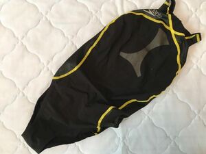 SPEEDO スピード 競泳水着 Lサイズ SD48A51 フライングフィッシュ ハイカット ハイレグ HYBRID レディース ハイブリッドスーツ 布帛？ 