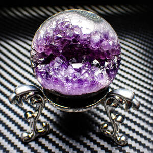 天然石 アメジスト ドーム サークル ジオード 晶洞 めのう 紫水晶 笑口 2 風水 占い パワーストーン