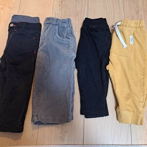 ズボン　パンツ　80 9m-12m　ベビー服　フタフタ　H&M　西松屋